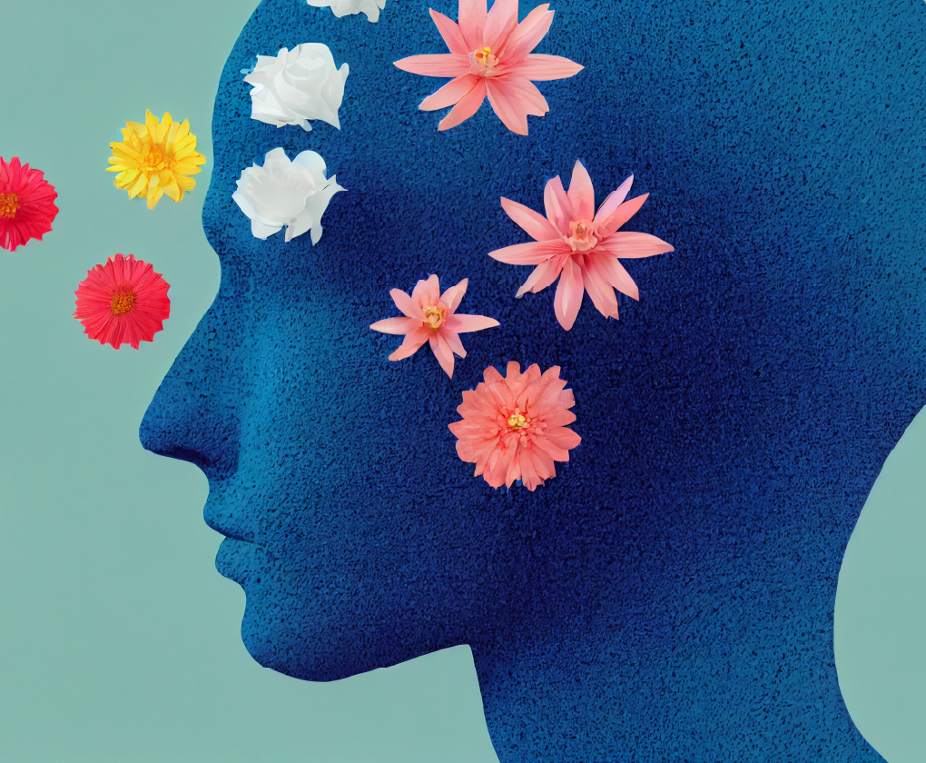 Ilustrace gut-brain axis – propojení střev a mozku přes vagusový nerv vizuálně